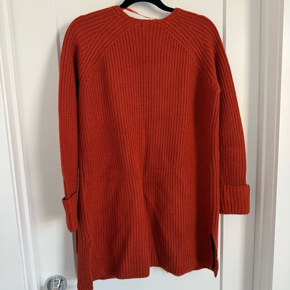 Cozy Rust Open-Front Cardigan - Picture 6 of 6